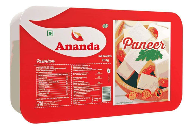 Ananda ka paneer